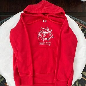 LAST CHANCE! Under Armour Red Hoodie Edmondson-Westside Swimming